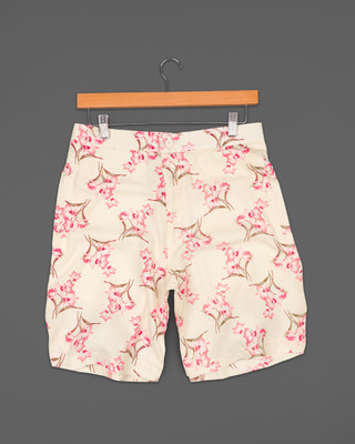 french crown Printed Men Pink Regular Shorts
