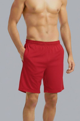VS Tex Solid Men Red Sports Shorts