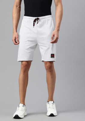 HRX by Hrithik Roshan Solid Men White Regular Shorts
