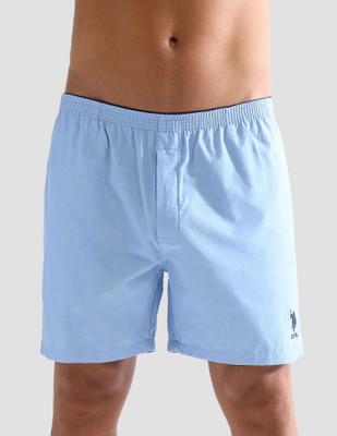 U.S. POLO ASSN. Solid Men Grey Boxer Shorts