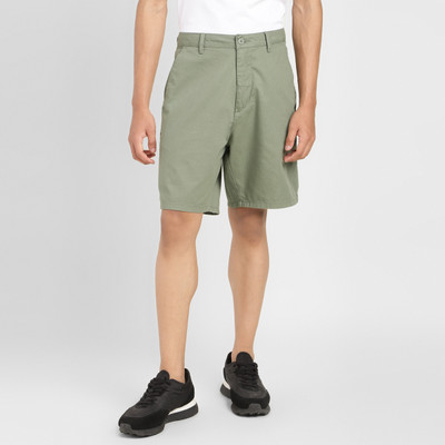 LEVI'S Solid Men Green Casual Shorts
