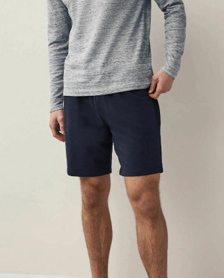 Moda Rapido Solid Men Dark Blue Casual Shorts