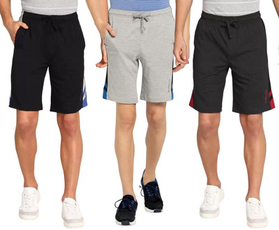 VAN HEUSEN Color Block Men Multicolor Regular Shorts