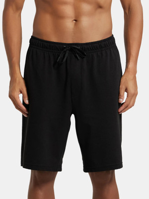 JOCKEY Solid Men Black Casual Shorts