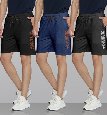 ARDEUR Self Design Men Multicolor Regular Shorts