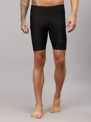 VECTOR X Solid Men Black Sports Shorts