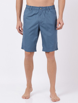 JOCKEY Solid Men Blue Chino Shorts