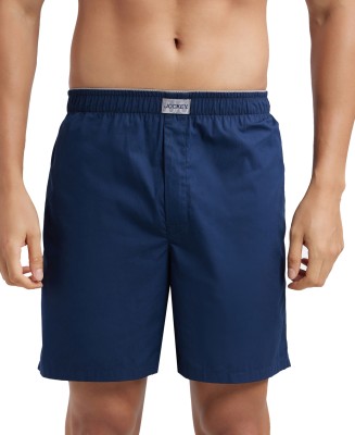 JOCKEY Solid Men Blue Boxer Shorts