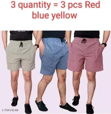 MASSIVE ENTERPRISES Checkered Men Multicolor Boxer Shorts