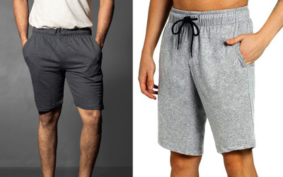 Moda Rapido Solid Men Grey, Silver Regular Shorts