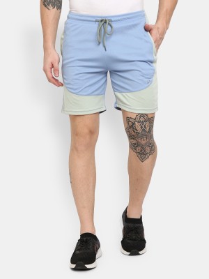 V-MART Solid Men Blue, Blue Sports Shorts