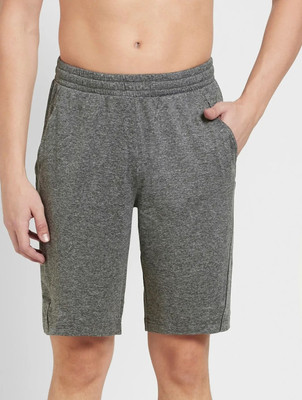 JOCKEY Solid Men Grey Sports Shorts