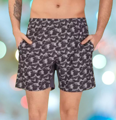 Sachintradersh Solid Men Black Compression Shorts