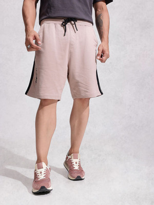 WROGN Striped Men Brown Regular Shorts