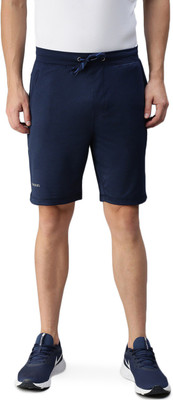 Macroman M-Series Solid Men Blue Bermuda Shorts