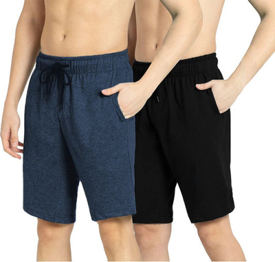 Kartblack Solid Men Multicolor Casual Shorts