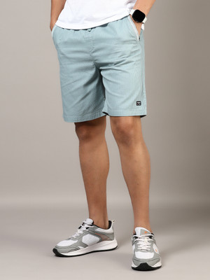 V-MART Solid Men Blue Regular Shorts