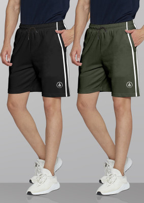ARDEUR Self Design Men Multicolor Regular Shorts