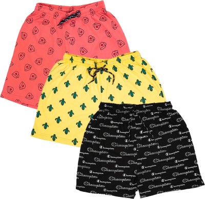 POWERmerc Printed Women Multicolor Regular Shorts