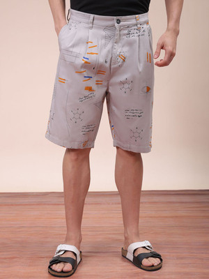 The Indian Garage Co. Printed Men Multicolor Casual Shorts