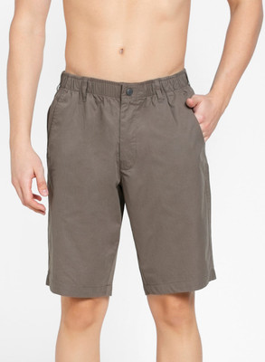 JOCKEY Self Design Men Grey Chino Shorts