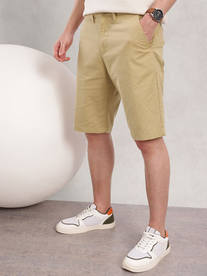 NAUTICA Solid Men Beige Regular Shorts