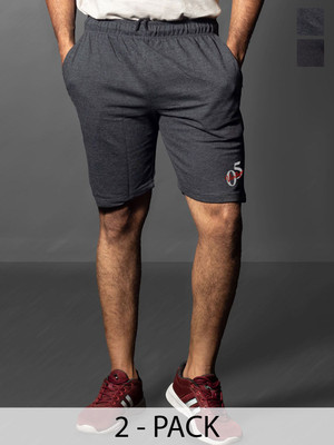 Moda Rapido Printed Men Black Regular Shorts