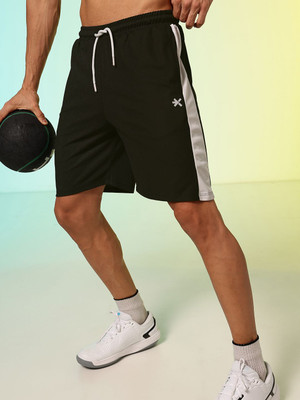 HRX by Hrithik Roshan Solid Men Black Sports Shorts