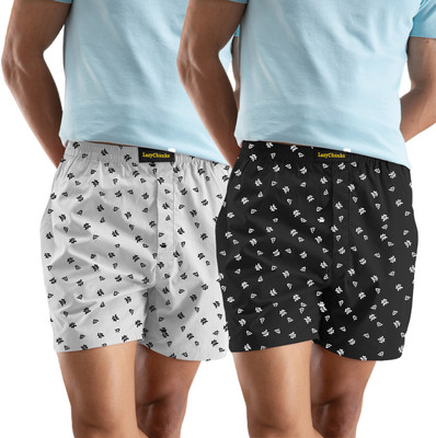 LazyChunks Printed Men Multicolor Boxer Shorts