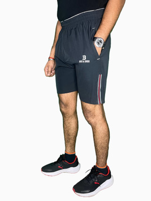 Rags & Duds Solid Men Grey Regular Shorts