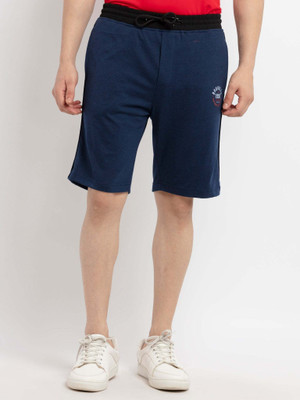 Status Quo Solid Men Blue Basic Shorts