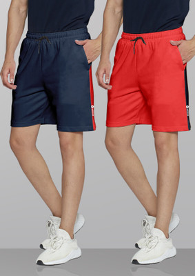 ARDEUR Self Design Men Multicolor Regular Shorts