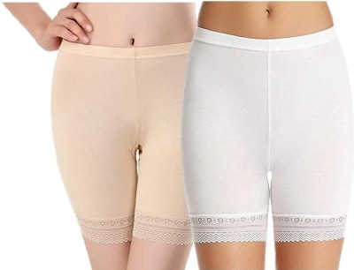 REGALIA PROCOT Self Design Women Beige, White Cycling Shorts