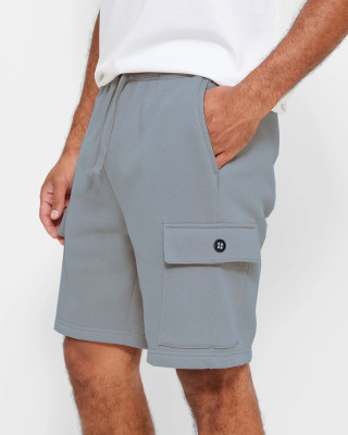 TYRELL Solid Men Grey Cargo Shorts
