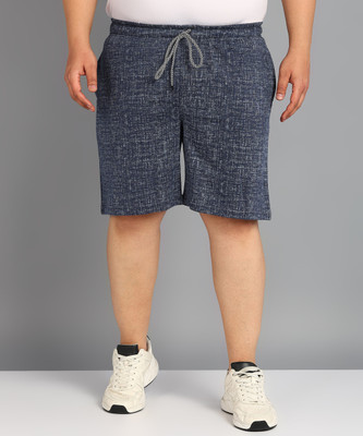 METRONAUT PLUS Printed Men Blue Regular Shorts