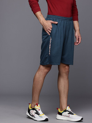 HRX by Hrithik Roshan Solid Men Green Regular Shorts