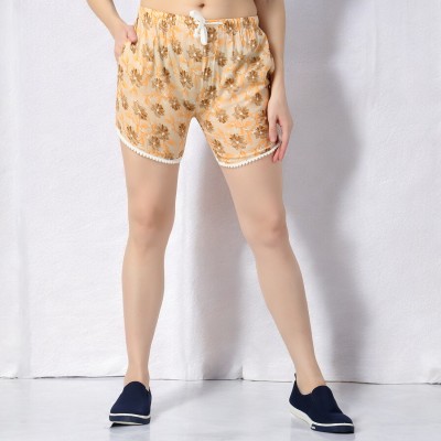 GUTI Printed Women Multicolor Night Shorts