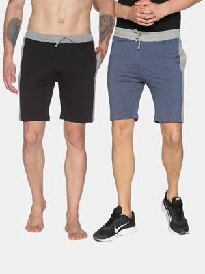Dollar Solid Men Multicolor Regular Shorts