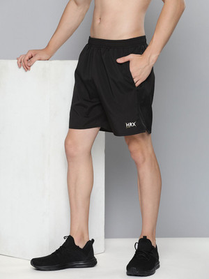 HRX by Hrithik Roshan Solid Men Black Sports Shorts