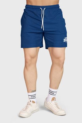 FuaarK Solid Men Blue Gym Shorts