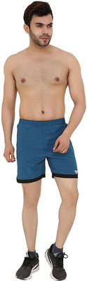 WMX Printed Men Blue, Black Compression Shorts, Gym Shorts, Regular Shorts, Cycling Shorts, Running Shorts