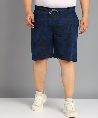 METRONAUT PLUS Solid Men Blue Regular Shorts