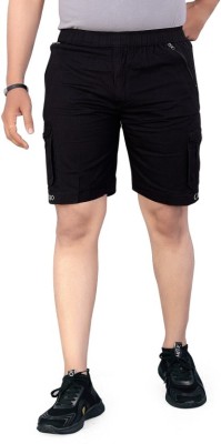 Fab Solid Men Multicolor Sports Shorts