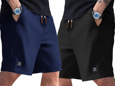 DBAX Solid, Printed Men Multicolor Bermuda Shorts