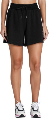 PUMA Printed Women Black Casual Shorts