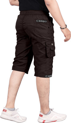 jention Embellished, Solid Men Three Fourths