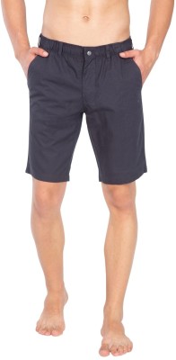 JOCKEY Self Design Men Grey Chino Shorts