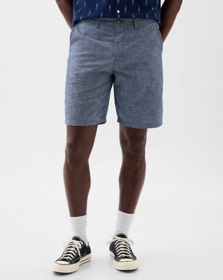 GAP Solid Men Blue Bermuda Shorts