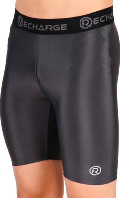 ReDesign Apparels Solid Men Dark Grey Compression Shorts