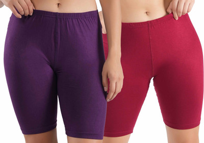 ORLIZEA Solid Women Multicolor Cycling Shorts
